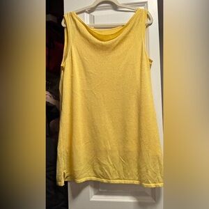 Cleo Yellow Sleeveless Top